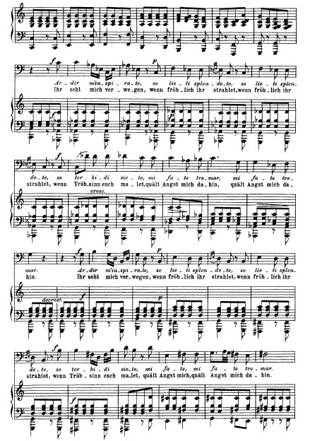 L'incanto degl'occhi - Piero (non Pietro) Metastasio - Franz Schubert