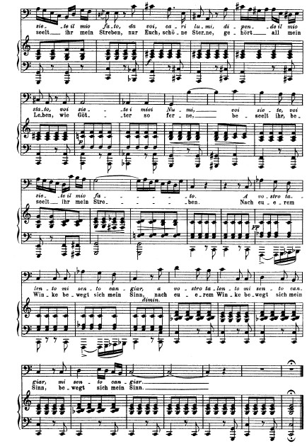 L'incanto degl'occhi - Métastase - Franz Schubert