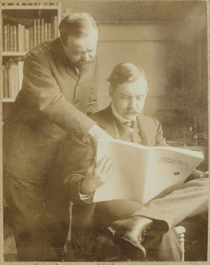 paul_dukas_maurice_maeterlinck_examinant_partition_pelleas.png