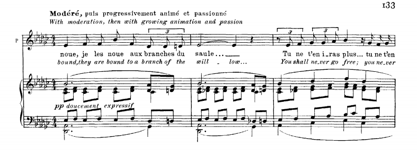 violentomètre Golaud dans Pelléas et Mélisande